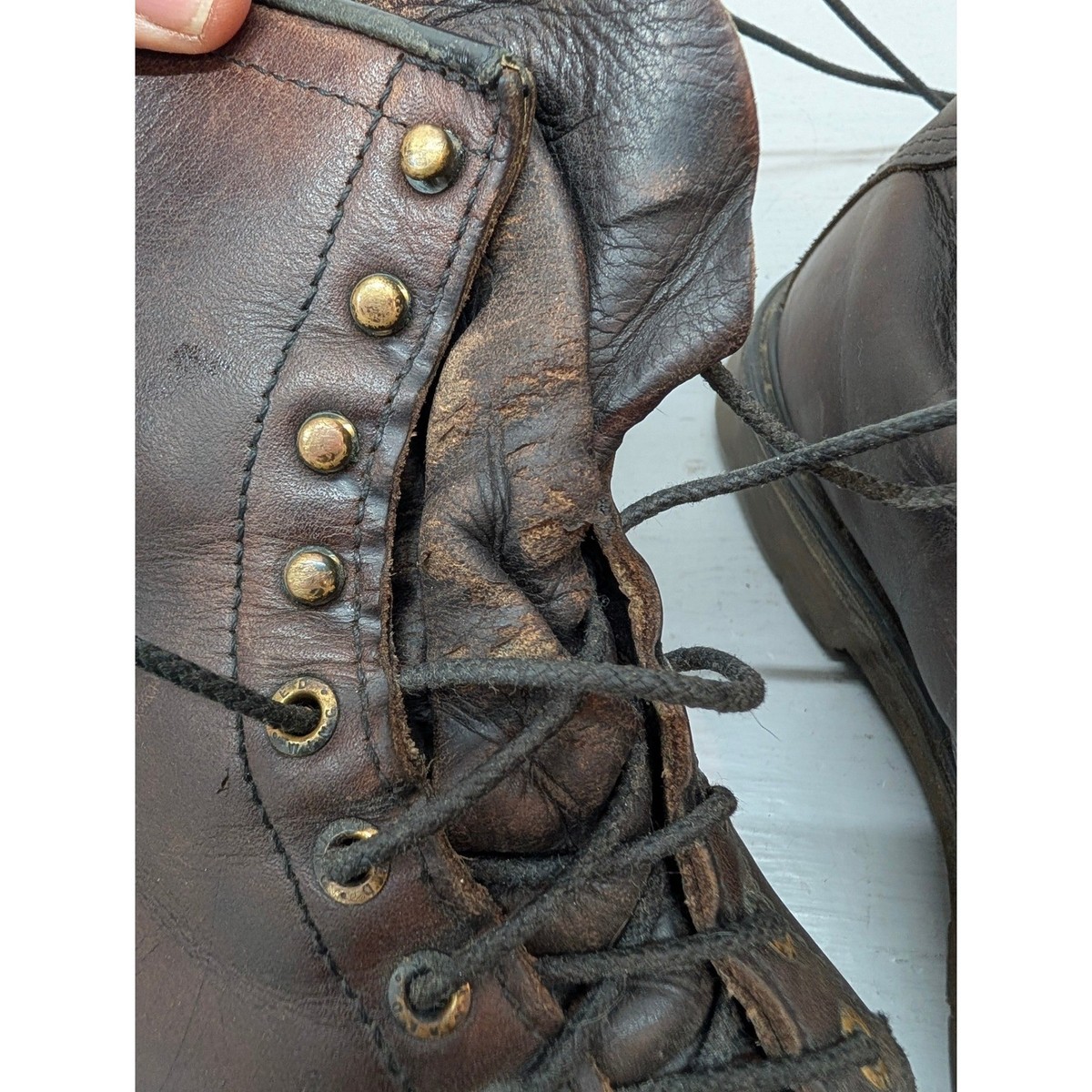 Vintage Red Wing Shoes Steel Toe Work Boots ANSI Z41 PT99 Men\'s Size 12 Red Wing ANSI Z41 PT99 MI/75 C/75 EH Leather | Mercari main image 2