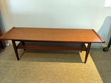 Myer Teak 1970s Mid Century Retro Coffee Table with Lower Shelf