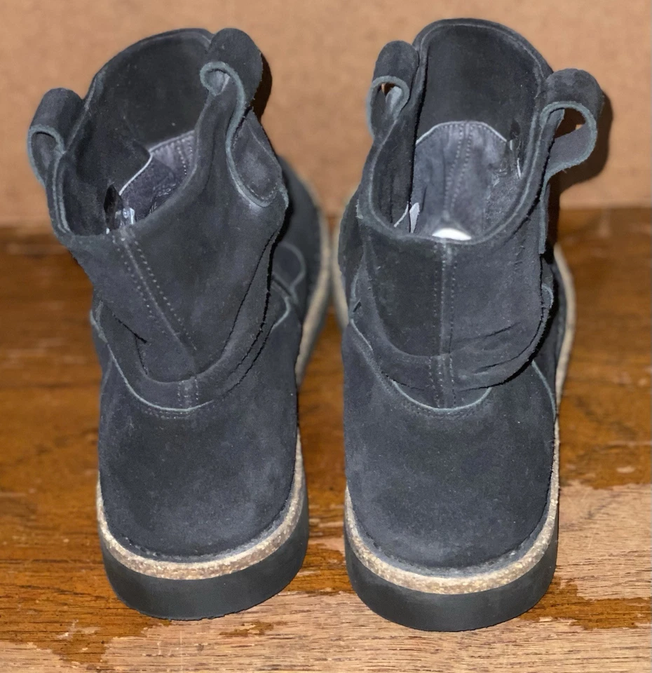 Birkenstock Size EU 41 /US 10 Women’s Black Suede Zip Side Boots - Image 4 of 4