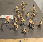 Vtg 1963 Marx Sands of Iwo Jima Miniature Playset WWII Japanese Soldier Lot HO