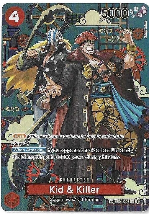 Kid & Killer - EB01-003 (SP) EB01-003 The Azure Sea's Seven Foil