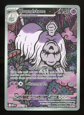 Pokémon Houndstone 145/132 Mega Evolution IR Holo