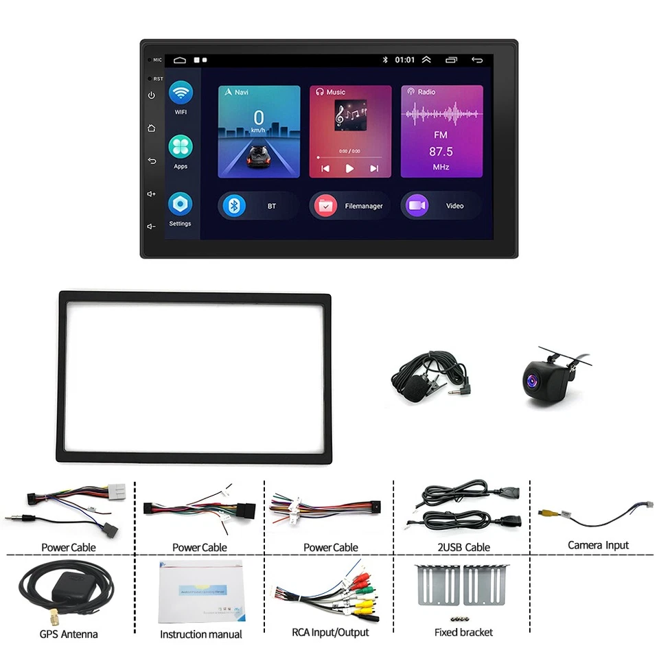 Wireless Apple CarPlay For HONDA ACCORD 1999-2002 Android 15 GPS Stereo Radio - Image 4 of 4