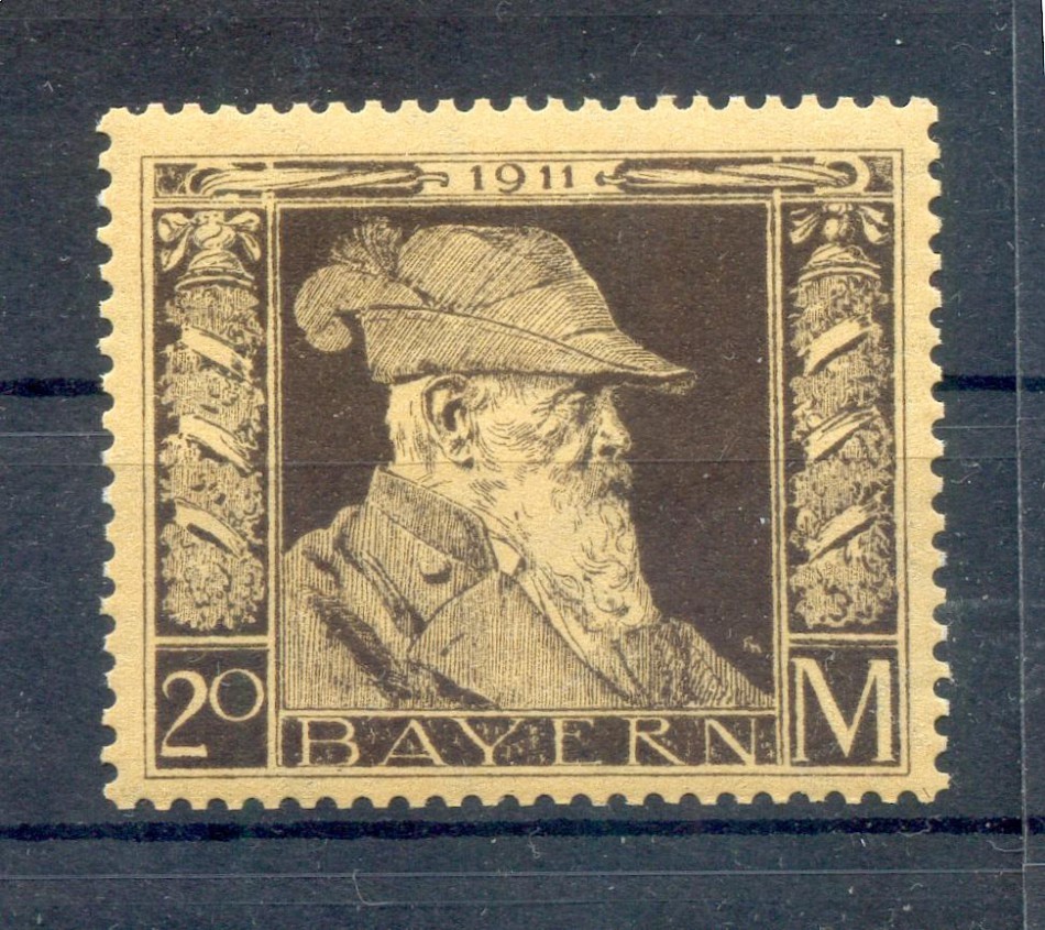 Bayern 91I Luxury MNH Post Fresh 75EUR