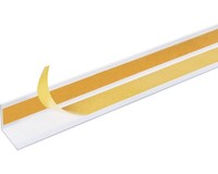 Winkelprofil Alu Weiß Selbstklebend 30X30X2 Mm, 1 M