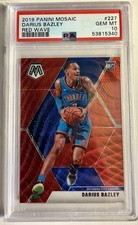 🚨2019-20 Panini Mosaic Rookies Darius Bazley #227 Red Wave Prizm (RC)🚨
