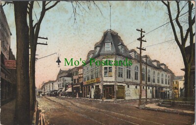 Amerika Postkarte - Acushnet Avenue, New Bedford, Massachusetts RS25762  