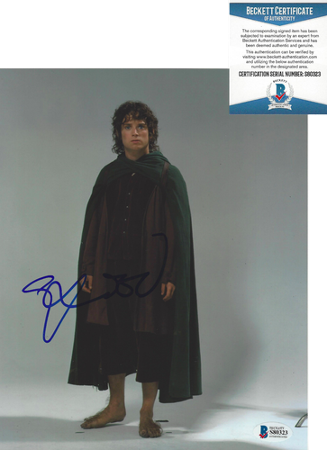 ELIJAH WOOD SIGNED THE LORD OF THE RINGS FRODO 8X10 PHOTO PROOF BECKETT ...