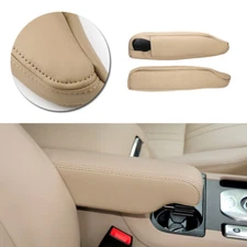 2pcs Leather Seat Armrest Handle Cover Trim For Land Rover Discovery 3 4 2004-16