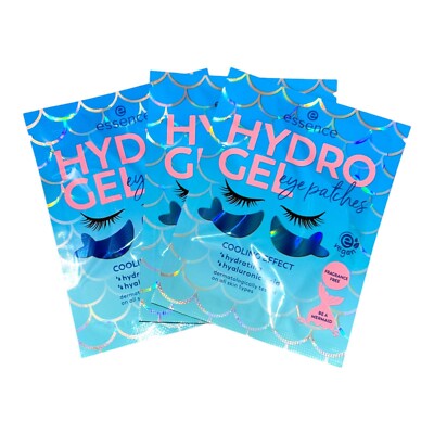 3x essence HYDRO GEL eye patches COOLING EFFECT*neu*
