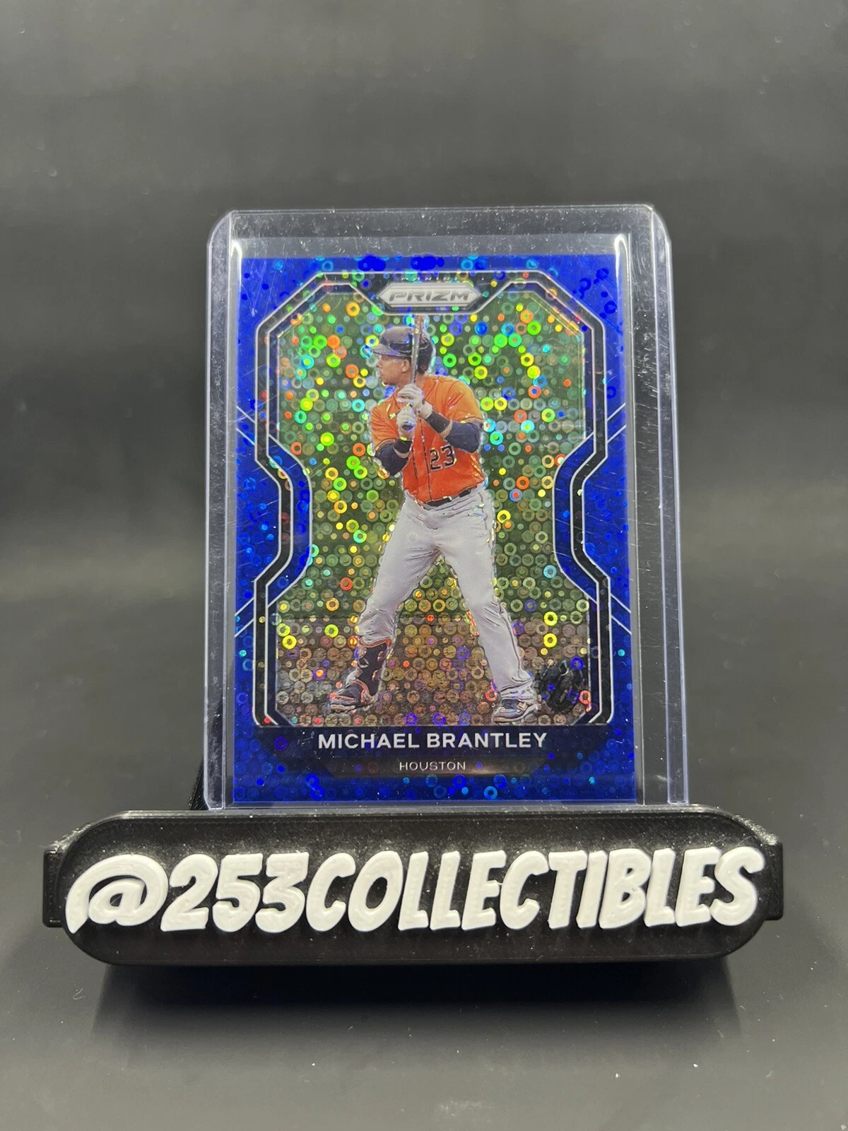 MICHAEL BRANTLEY 2021 PANINI PRIZM TIER III BLUE DONUT CIRCLES /199 SP - ASTROS