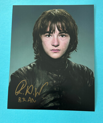 Isaac Hempstead Wright   -   Game of Thrones  -  signed, original Autogramm !!!