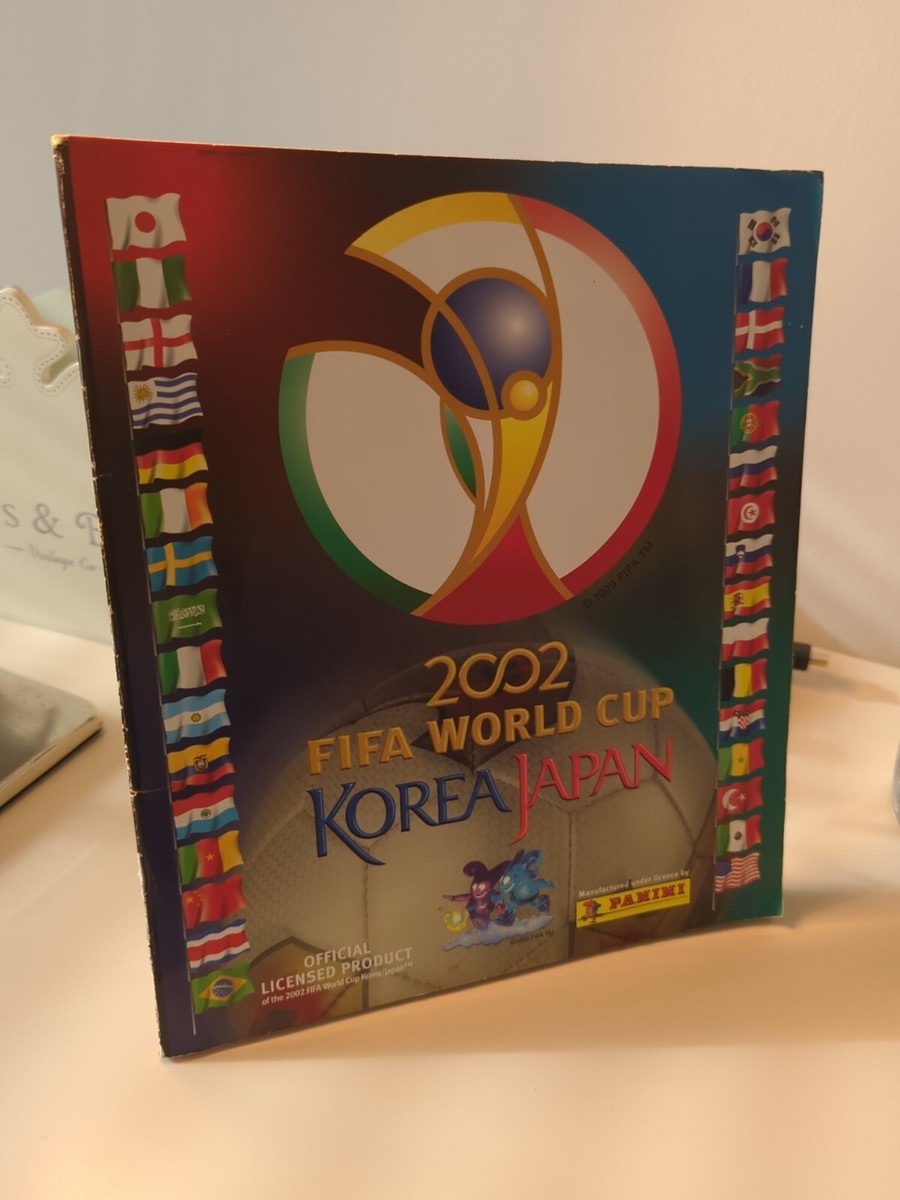 PANINI Japan/Korea 2002 World Cup Sticker Album 80% Complete