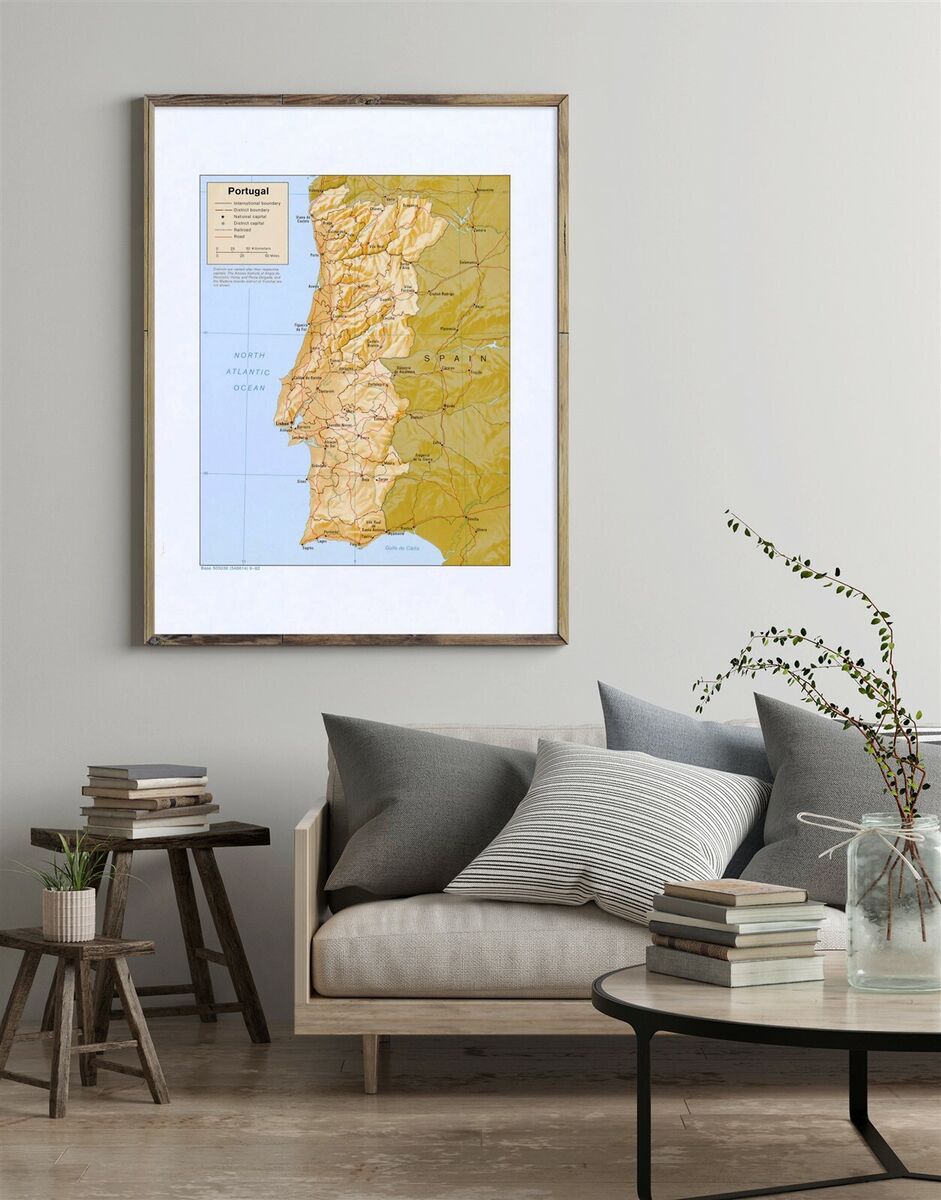 Map of Portugal - Full size