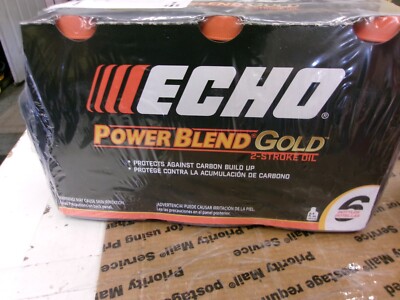 LOT OF 6 OEM ECHO POWER BLEND GOLD OIL 6450025G