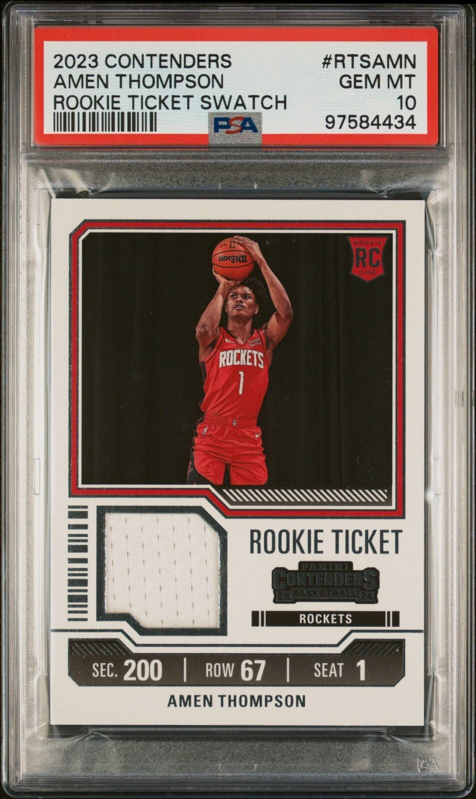 Julian Strawther Rookie Ticket カード 05/10（JERSEY PATCH 