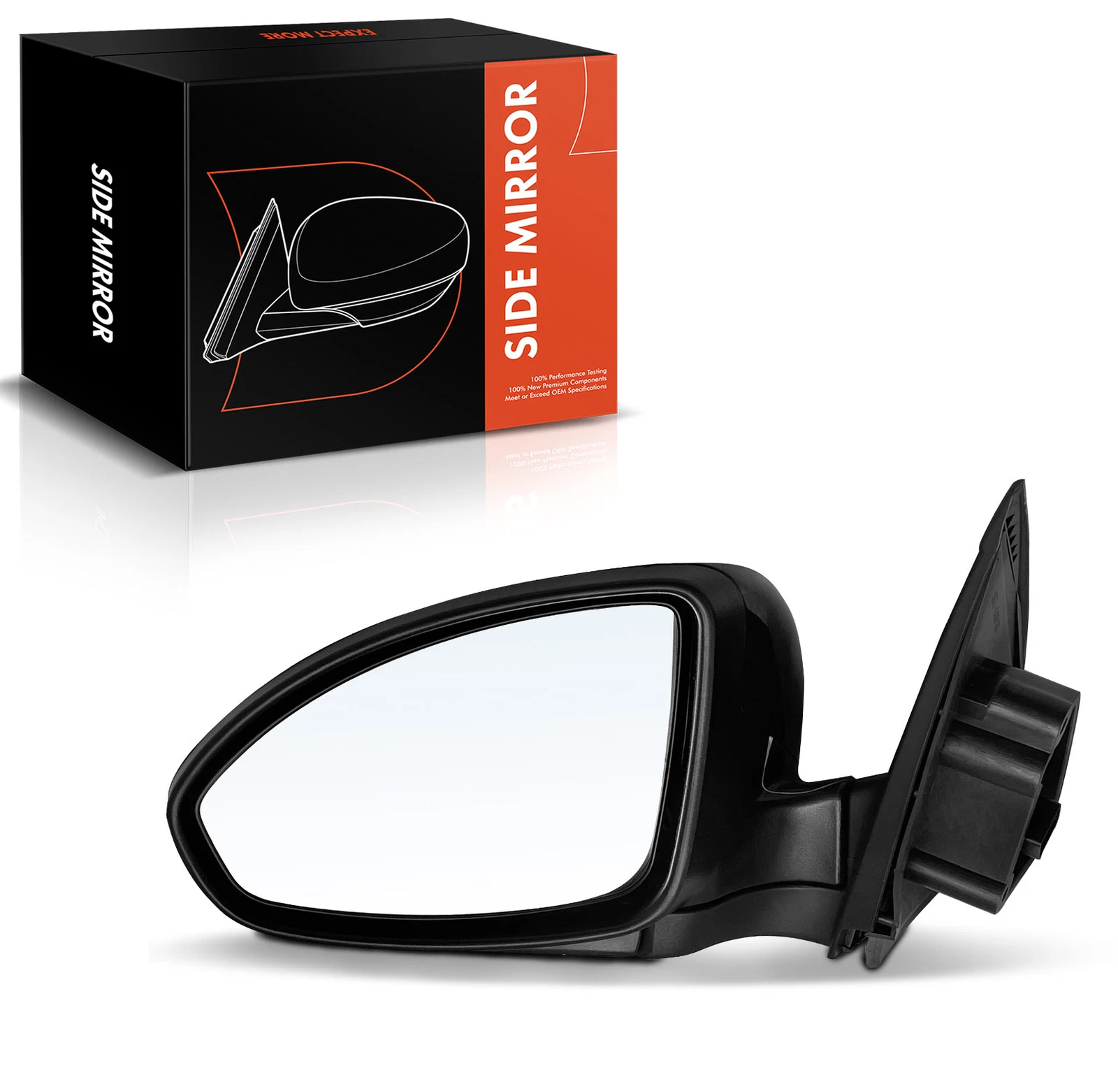 Driver Black Mirror with Power Glass Adjust for Chevrolet Cruze Cruze Limited