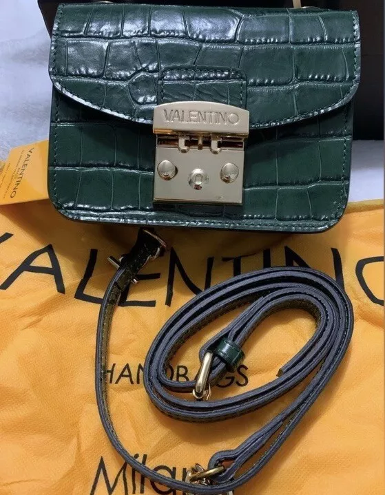 Croc embossed crossbody clearance bag