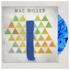 Sealed Mac Miller Clear Blue Slide Park Swirl Vinyl Record Urban Outfitters UO