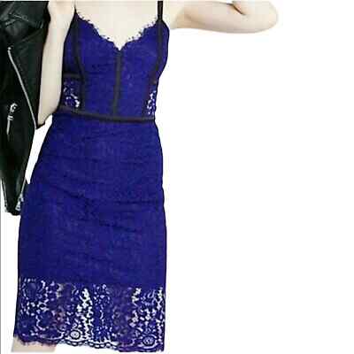Express Midnight Blue Lace Dress Express Midnight Blue Lace Dress