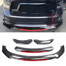 Carbon Front Bumper Lip Spoiler Splitter For Dodge Ram 1500