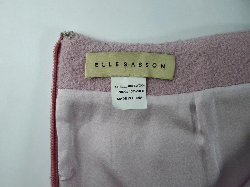 Falda forrada 100 % lana Elle Sasson talla S Foto 3 de 3