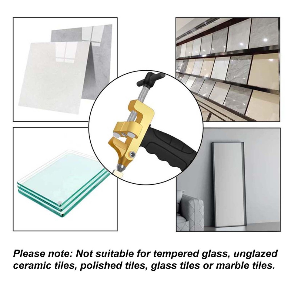 Ezweiji Tile cutter hand tool,2 in 1 manual tile cutter,212mm Aluminum