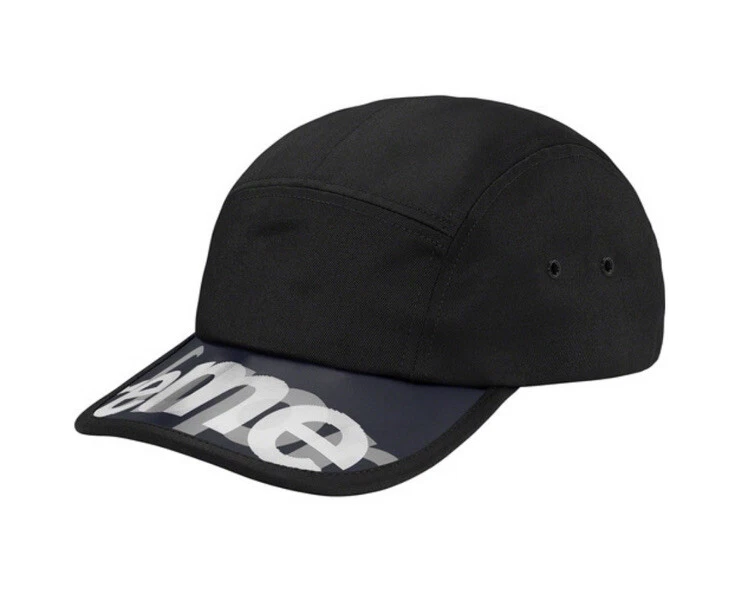 Casquette de camp visière lenticulaire Supreme SS20 boîte noire logo Bogo 