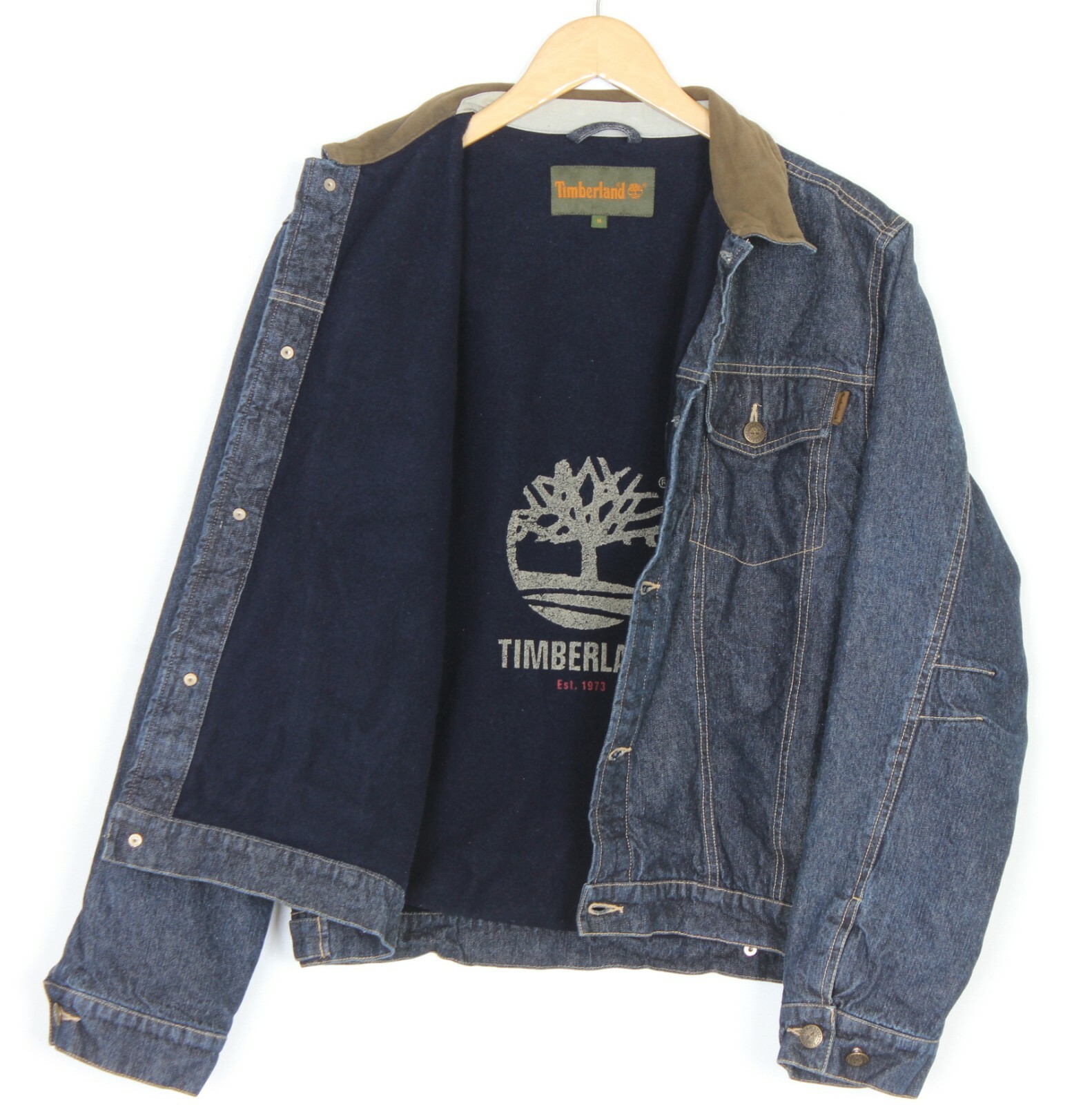 Padded Jeans Denim Jacket Boys Men Size 