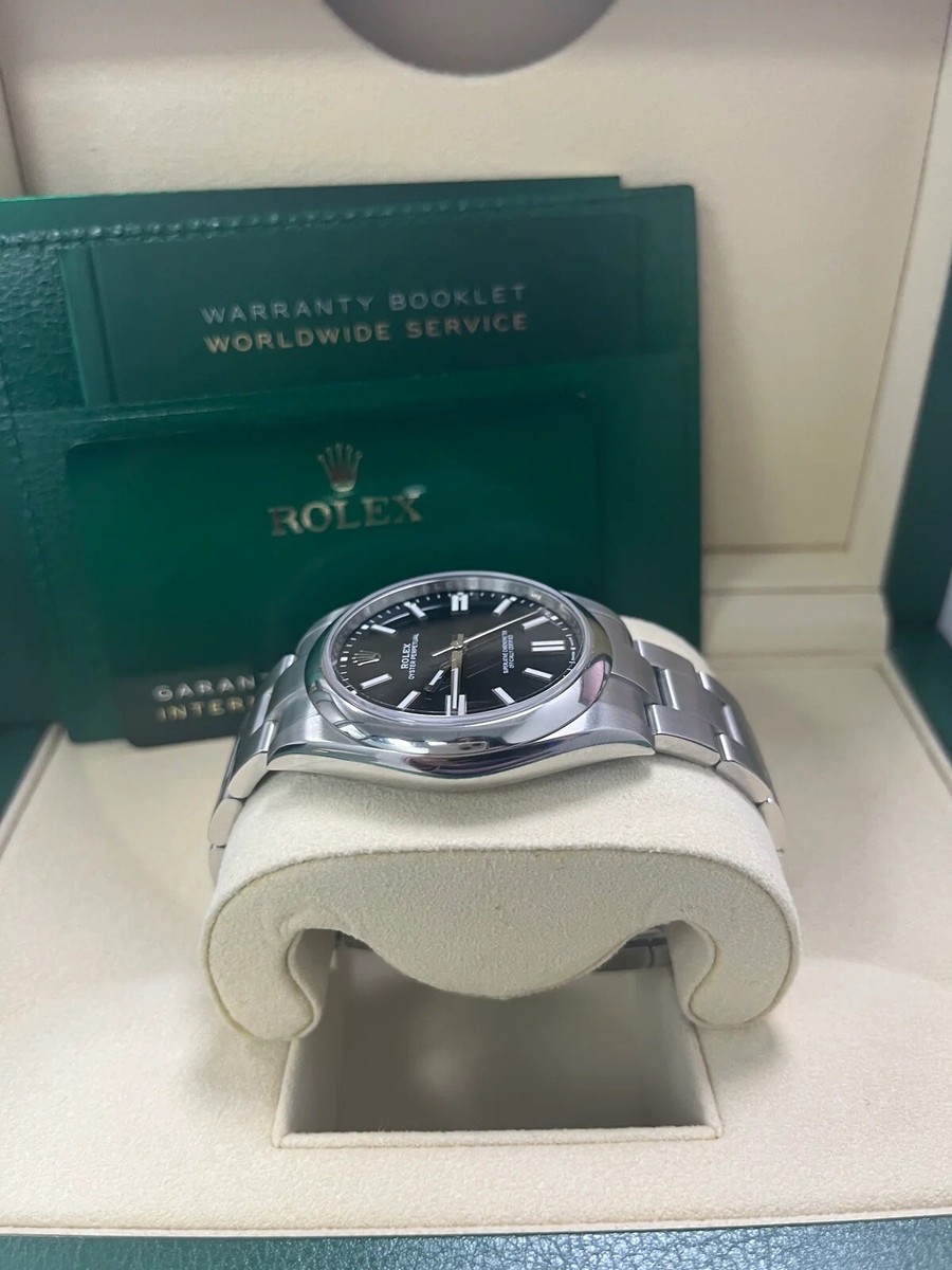 EOS ハードケース　ブラック Rolex Oyster Perpetual 41mm 124300 Black Dial, *NEW* 2024