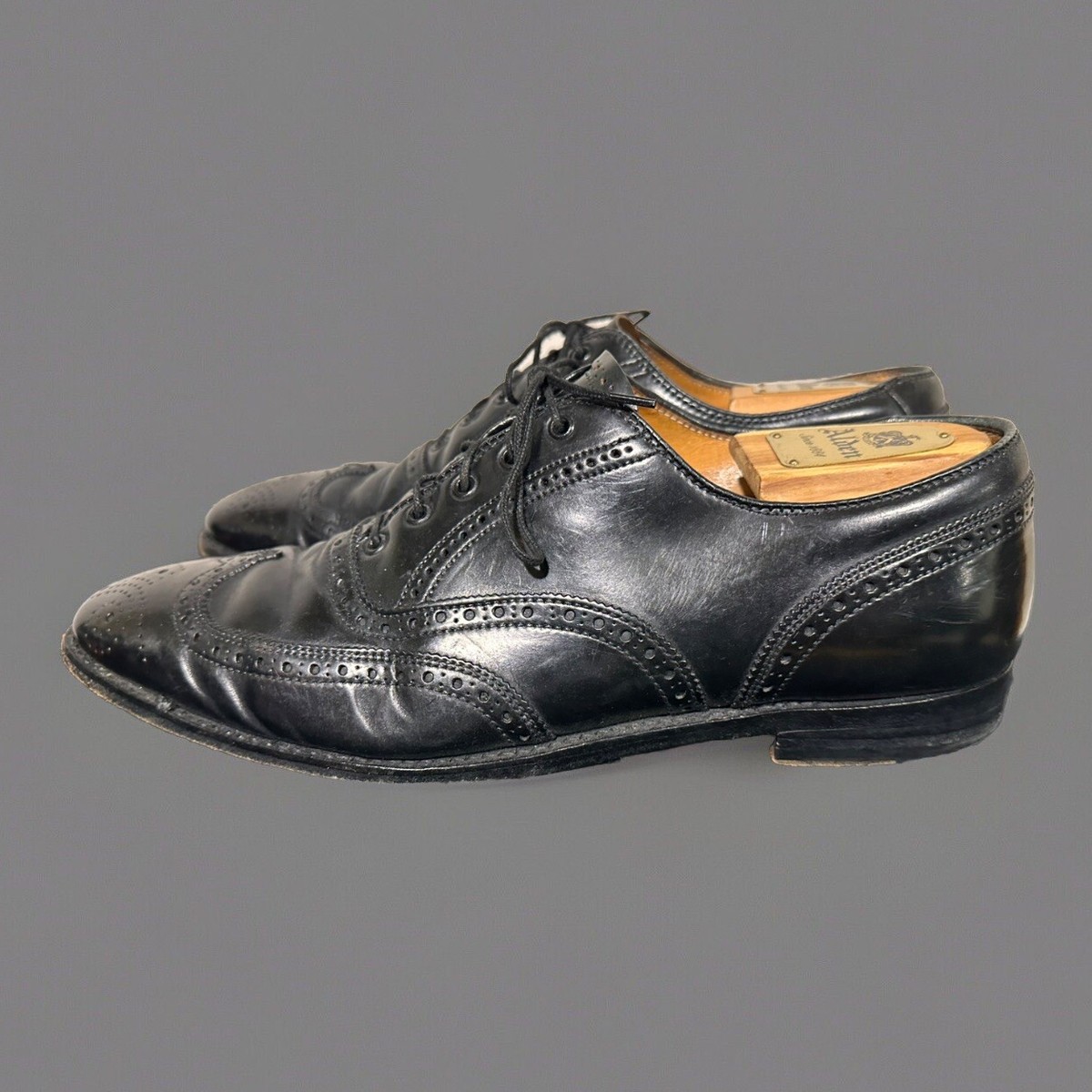 Brooks Brothers x Alden shell cordovan men\'s cap toe brogue size 10.5 C/E Brooks Brothers Unlined Shell Cordovan Penny Loafer – Alden  main image 4