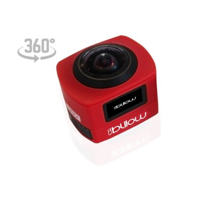 Billow XS360 Pro, Fish Eye Ultra Wide Action Kamera Rot WiFi Neu Versiegelt