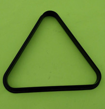Plastic Pool Ball 8 Ball Triangle Rack - Black used