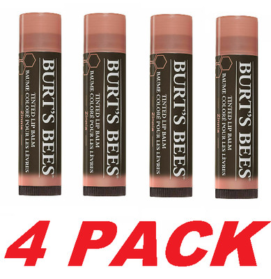 Burt's Bees Natural Tinted Lip Balm 100% NATURAL Zinnia ...