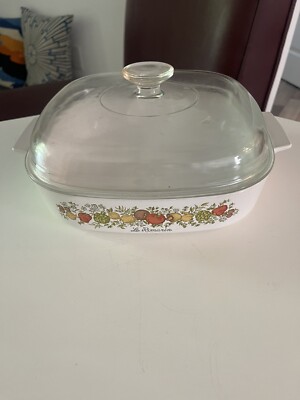 Corningware Spice Of Life La Romarin Casserole Dish A-10-B