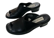 Prima Royale Leather Black Shoe Size 6.5