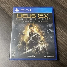 Deus Ex: Mankind Divided - Day One Edition PlayStation 4 PS4 New+Factory Sealed