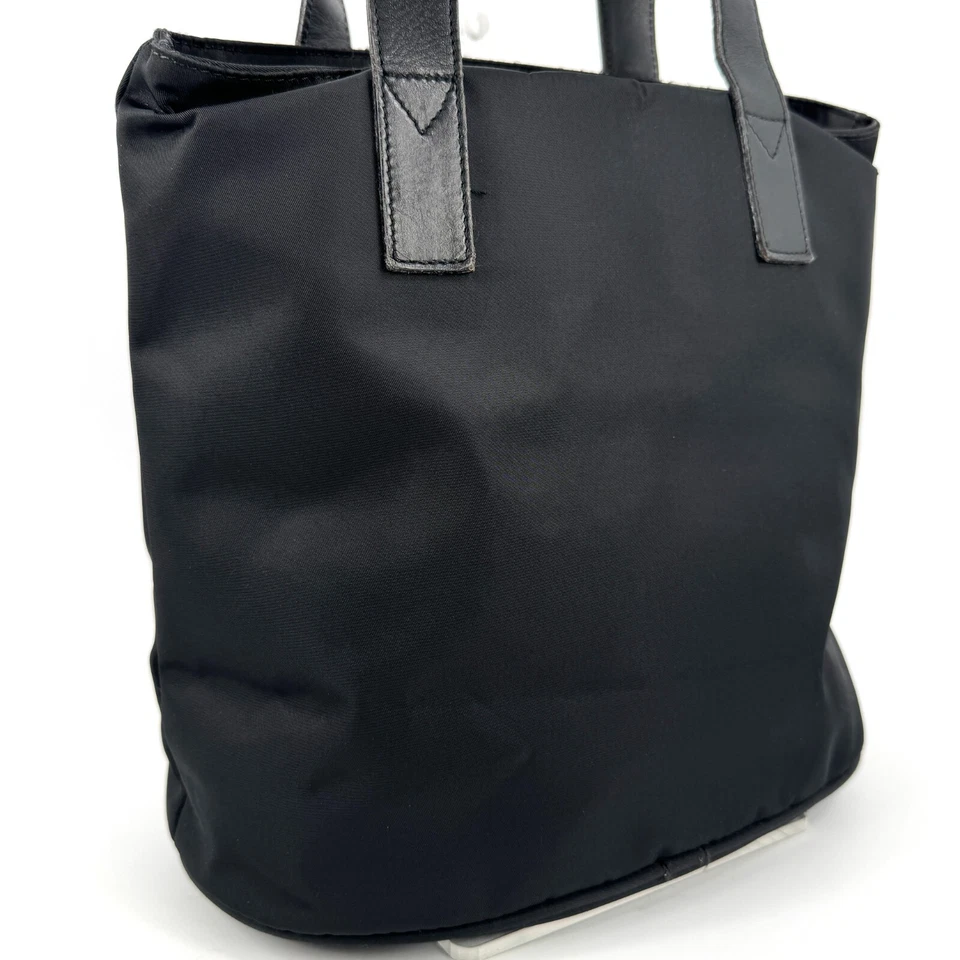 FENDI Tote Bag Nylon Black Bucket Authentic - Image 2 of 4