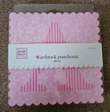 Heidi Grace Cardstock Punchouts Alphas 312 Pieces Fiskars Pink NIP