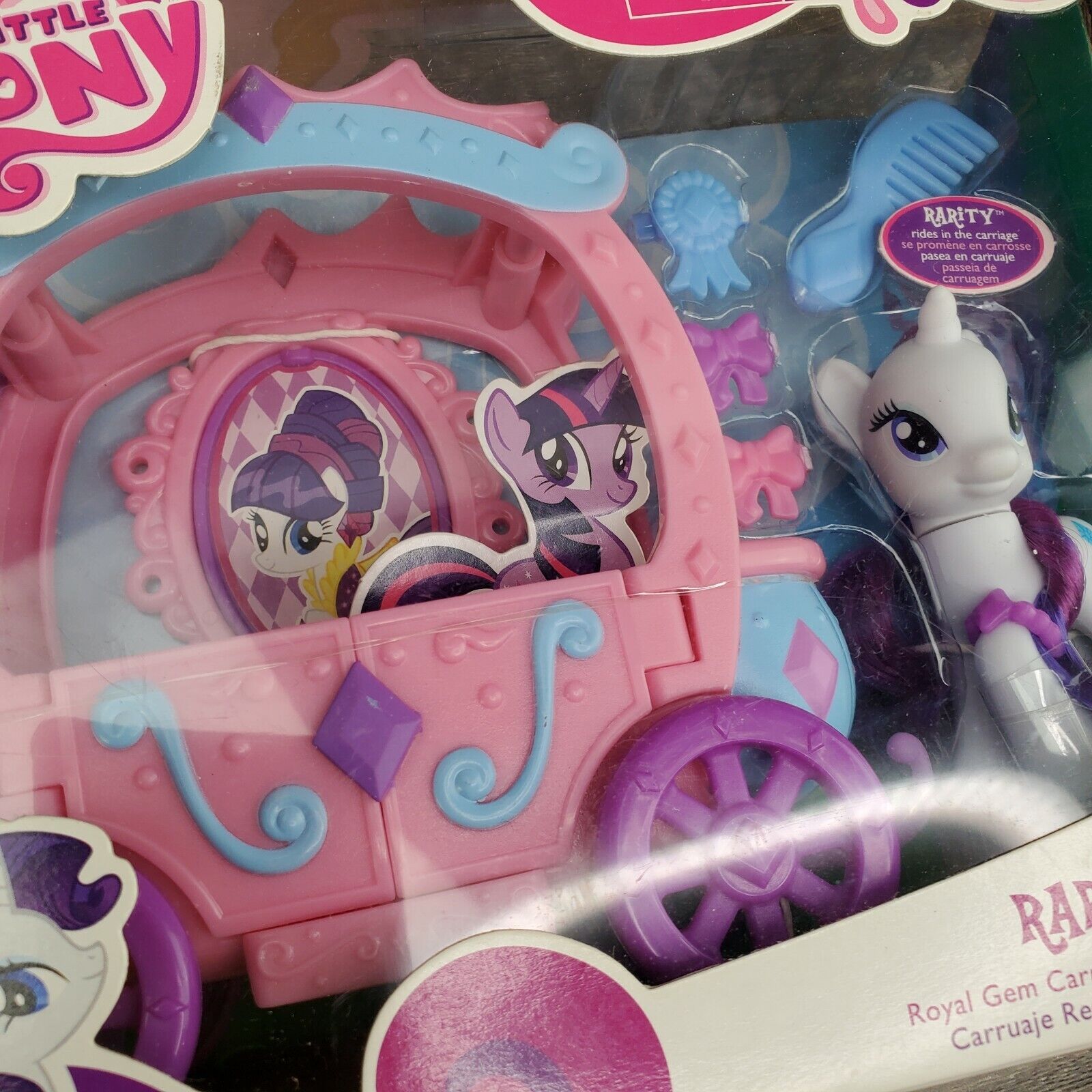 My Little Pony Rarity's Royal Gem Carriage  Imagens de brinquedos, Pôneis, My  little pony brinquedo