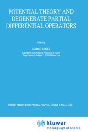 Potential Theory And Degenerate Partial Differential Operators