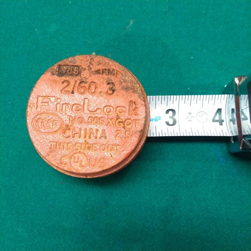 VICTAULIC SPRINKLER SYSTEM PIPE PLUG 2" , 2/60.3 FIRELOCK No.006 XGQT - Bild 5 von 7