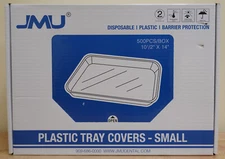 2000 (4 boxes) JMU Disposable Plastic Tray Covers (Small) 10 1/2"x14" Dental