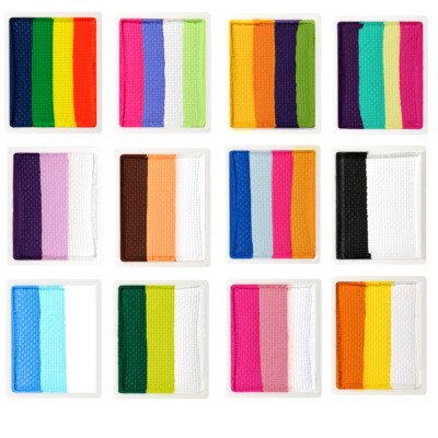 Bowtizki 10 g Split Cake Face Paint Rainbow Face Painting Body Painting 1 Stroke