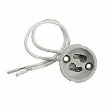 1 x GU10 Fassung Keramik Sockel für Halogen  LED Lampe 230V Lampenfassung