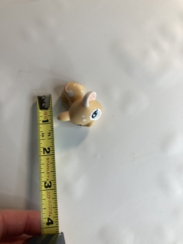 Littlest Pet Shop LPS # 1618 Tan White Polka Dot Blythe Mouse Authentic - Picture 4 of 4