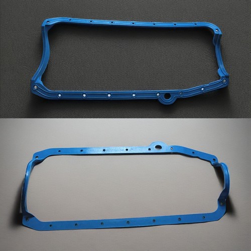 SBC Oil Pan Gasket Rubber Bluedy Fits For Pre79 Early Chevy 58-79 283 327 350 - Picture 6 of 10