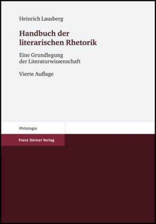 Thumbnail - Handbuch Der Literarischen Rhetorik | Eine Grundlegung Der