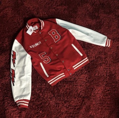 Varsity Jacket Cherry Red Size Large