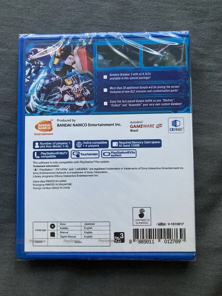 Gundam Breaker 3: Break Edition (PlayStation PS Vita)  Asian English - US Seller - Image 2 of 4